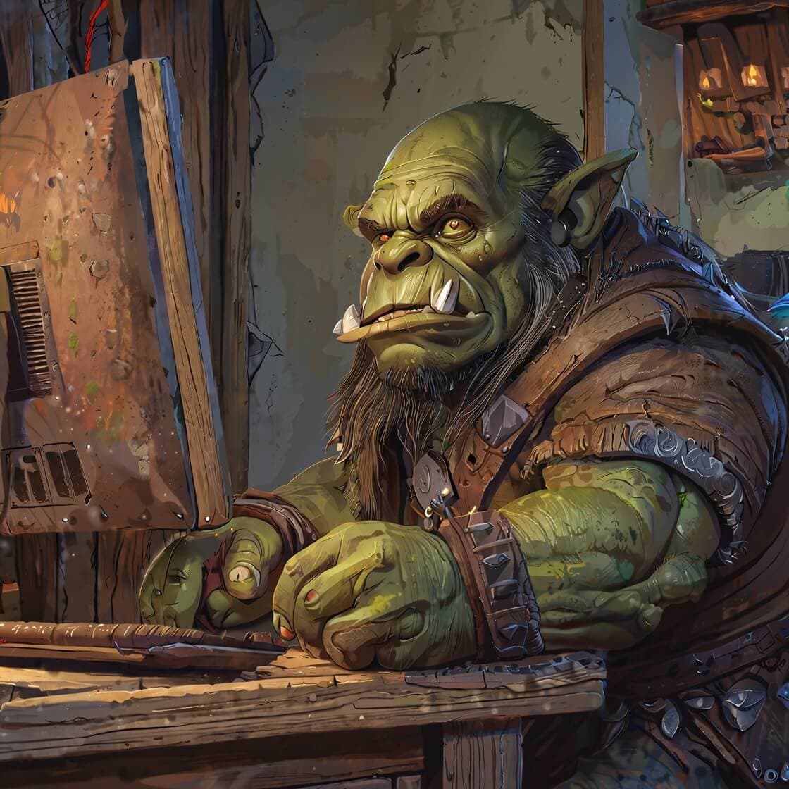 An Orc Ux Designer